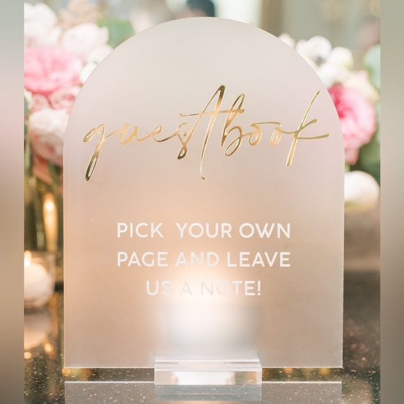 Wedding Guestbook Sign - Picture 1 of 2